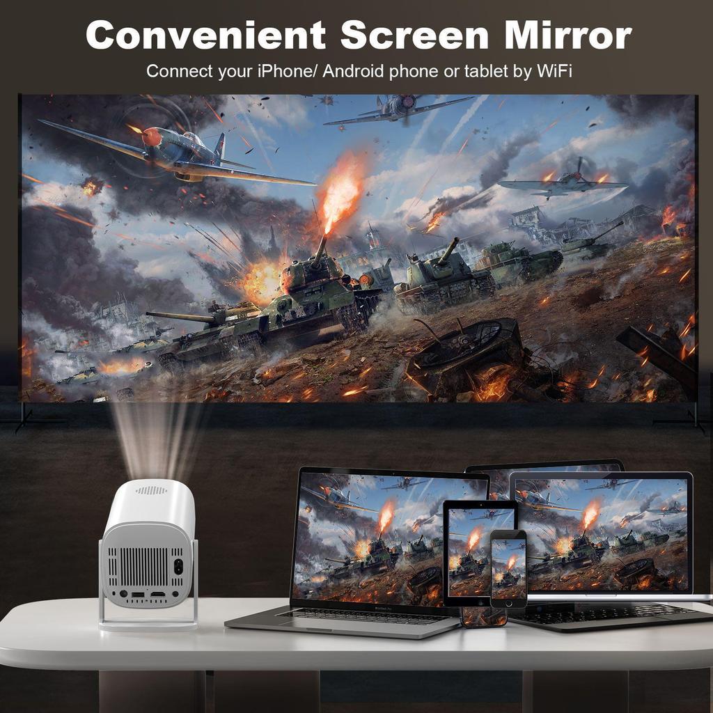 Cross Projector P30 Pro: 4K HD Android Home Theater Portable Smart Projector