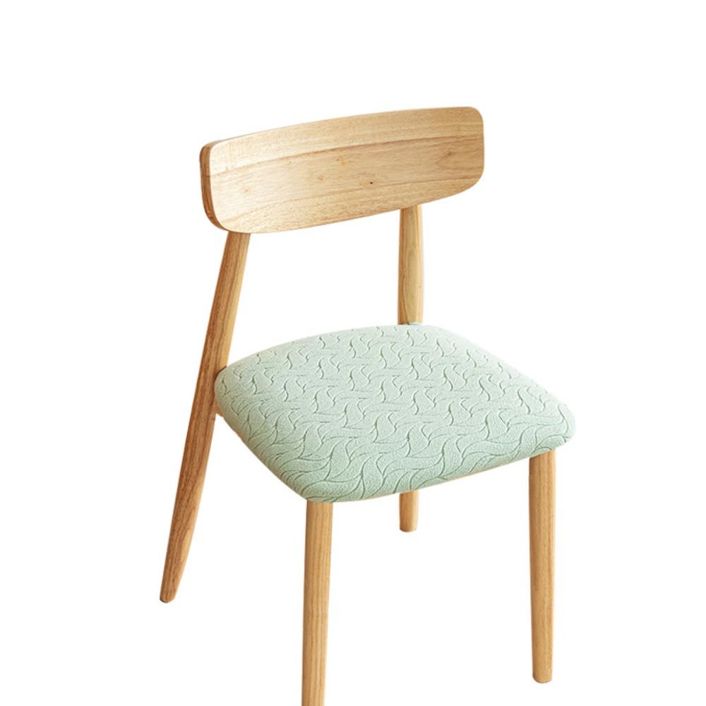 Chair Cover Removable Elastic Seat Protector Jacquard Stretch Anti-dirty Chair Seat Covers Dining Room Restaurant Decor