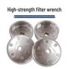 Cap-Type Oil Filter Removal Tool and Wrench