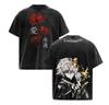 2026 Hot Sale Japanese Anime Hell's Paradise T-shirt Gabimaru Vintage Washed T Shirt Summer Cotton Short Sleeve Tees Clothes Men Women Clothing Top