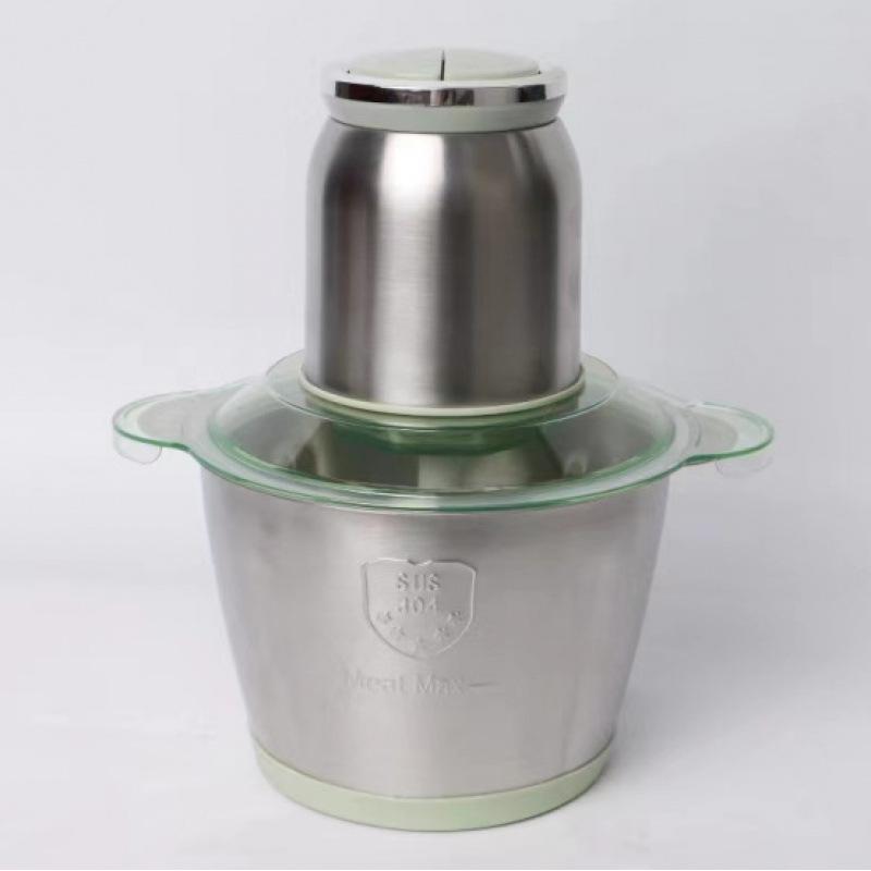 Multifunctional Stainless Steel Electric Meat Grinder, Mixer, Food Processor, and Juicer for Home Use