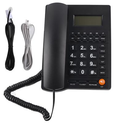 L019 3 Stolní pevný telefon s kabelem a velkými tlačítky pro rodinnou kancelář a hotel