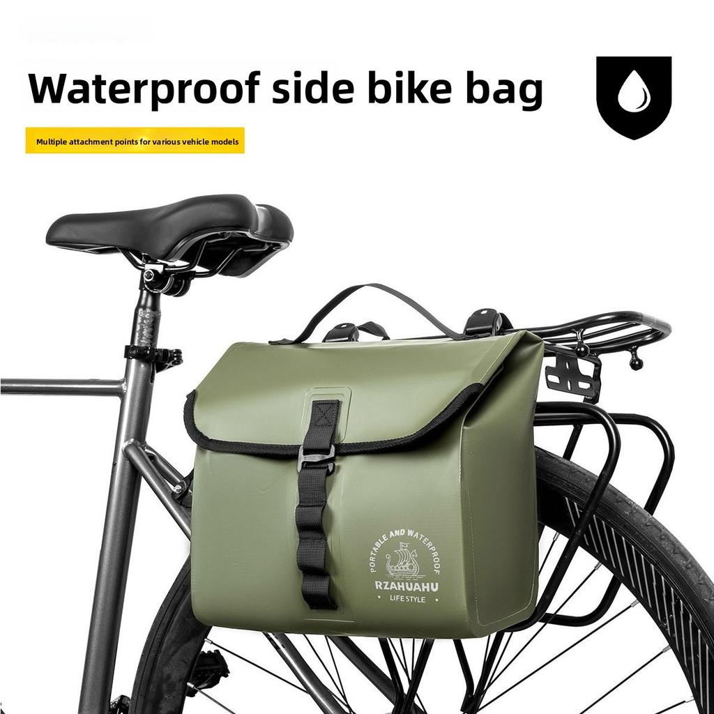 Bike Pannier Bag Hanging Toolkit Waterproof Travel Cycling Bag Bicycle Rear Seat Trunk Bag Electric Bike Accessories