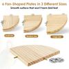 Bird Perch Platform Stand Wood Bird Platform Parrot Stand Playground Cage for Small Anminals Rat Hamster Gerbil Rat Mouse