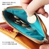 [CCOMPANY LIMITED] Men's Medium Wallet, Coin Purse, Card Case, Genuine Leather, Zipper Closure, Maurice (Dark Brown)