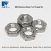 304 Stainless Steel Fine Thread Hexagon Thin Nut