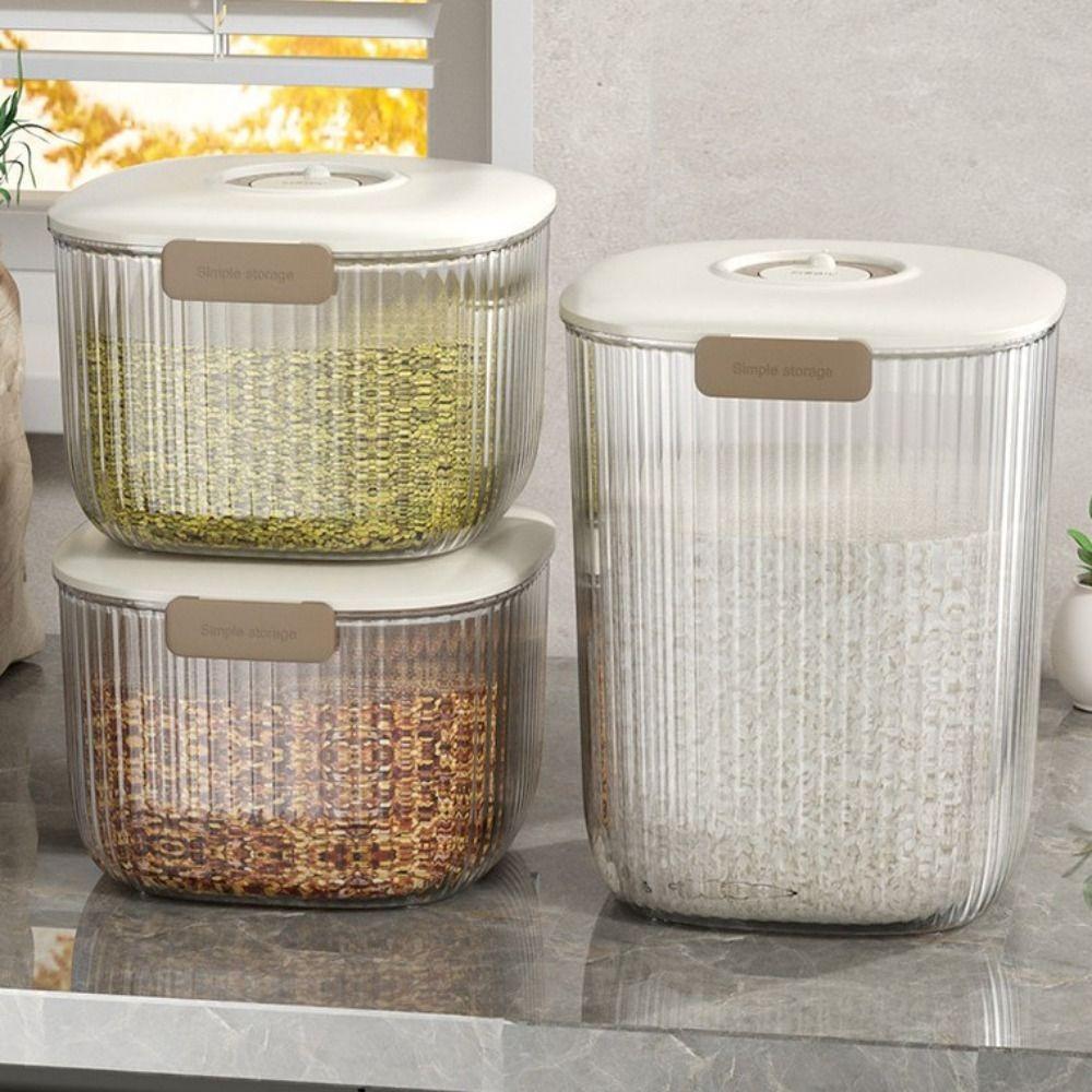 

Moisture-proof Food Storage Container Thickened Rice Bucket New Powder Storage Bucket