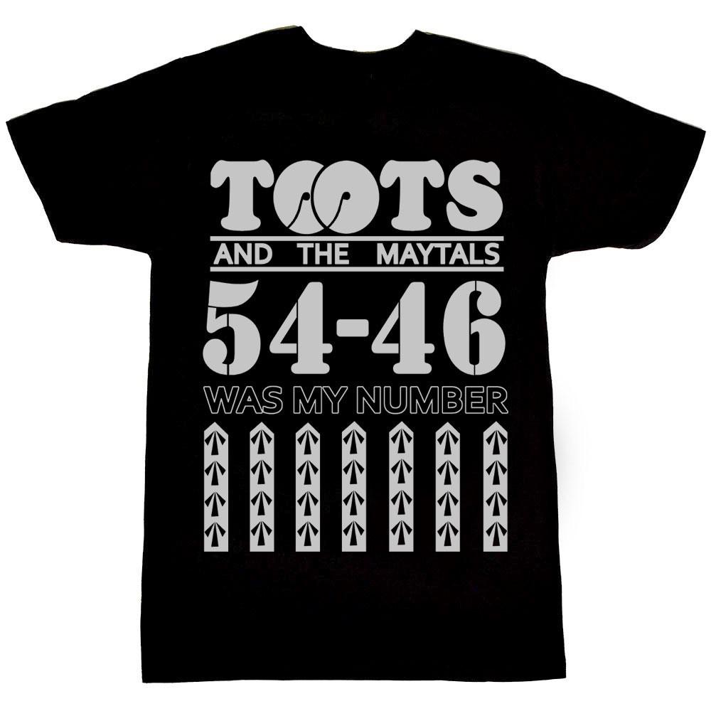 Toots and the Maytals 54-46 Was My Number Shirt Black Unisex S-5XL E2248 XL