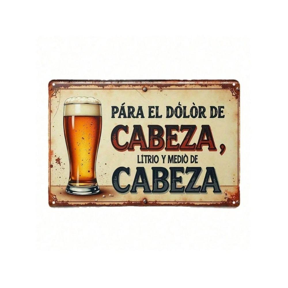 Vintage Metal Wall Art Bar Sign Man Cave Decor Gift