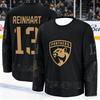 2026 Florida Herren Neue Schwarz-Gold-Edition Eishockey Trainingsanzug - 3D-gedrucktes, feuchtigkeitsableitendes Langarmshirt Familie