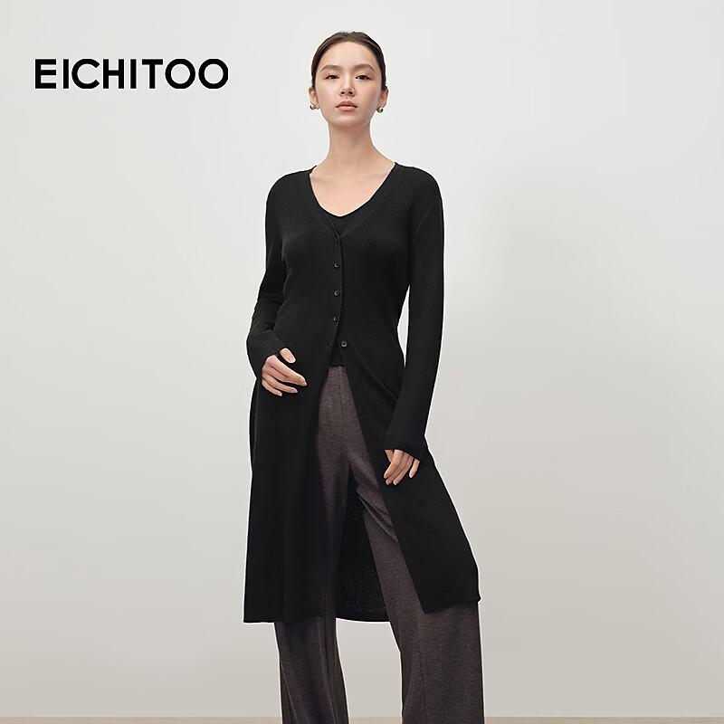 EICHITOO Women s Long Knit Cardigan M