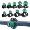 PVC/PP Saddle Clamp 20/25/32/40/50/63/75mm Garden Agricultural Irrigation Pipe PE Quick Connector 3-way Lock Nut Plastic Reducer