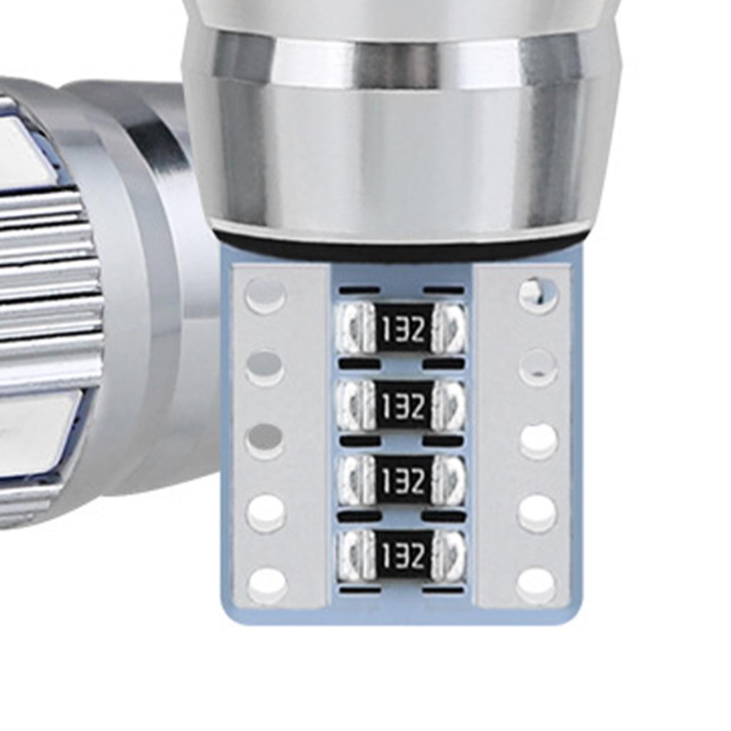 2pcs Car LED Light Bulb T10 5730 5630 10SMD Super Bright for Reading License Plate Lamp Blue