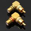 Right Angle Adapters Connector Convenient Male To Female 2pcs Brass New