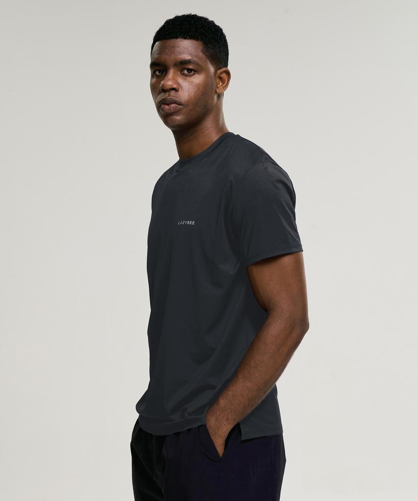 Leijibi Aero Touch Standard Fit Short Sleeve M T-Shirt Top Sleeve Charcoal