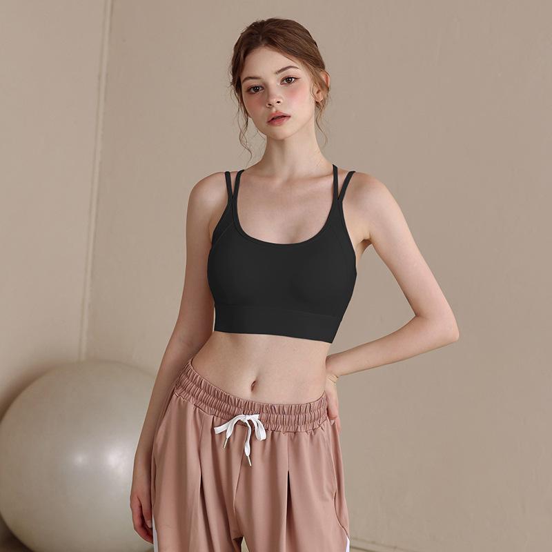 

Премиальный спортивный бюстгальтер для йоги с перекрестной спинкой, ударопрочный S (up to 95 lbs)