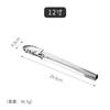 Stainless Steel Food Tongs Cooking BBQ Meat Clip Heat Bread Salad Kitchen Tool 12/14in Non-slip Utensils Kitchen Accessories