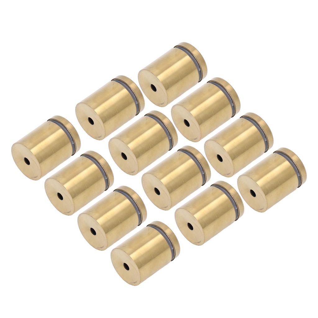 12Pcs Standoff Screws Stainless Steel Wall Mount Advertising Holder Nail Fixing Pin 25x30mm