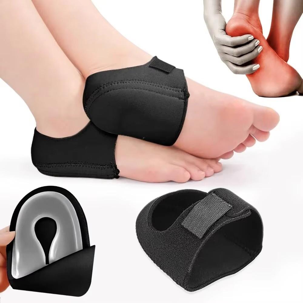 U-Shaped Silicone Gel Plantar Fasciitis Insoles Adjustable Heel Pain Relief Insoles  for Man Woman