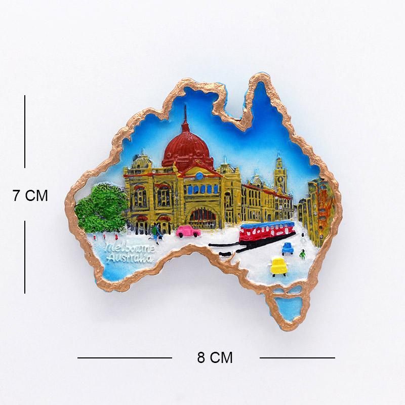 Australia cangur Opera din Sydney suvenir magneți de frigider 3D magnetici frigider decorațiune casă Colecția Australia Cadou