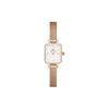 Watch Quartz Movement Stainless Steel Strap 15mm*22mm White Dial Women's Watch Watch Women's Exquisite Retro Simplicity DW00100731