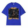Ich esse Gipskarton Lustiger Harter Skelett Meme T-Shirt Herren Harajuku Modetrend Streetwear T-Shirts Unisex Lässig 100% Baumwolle T-Shirt