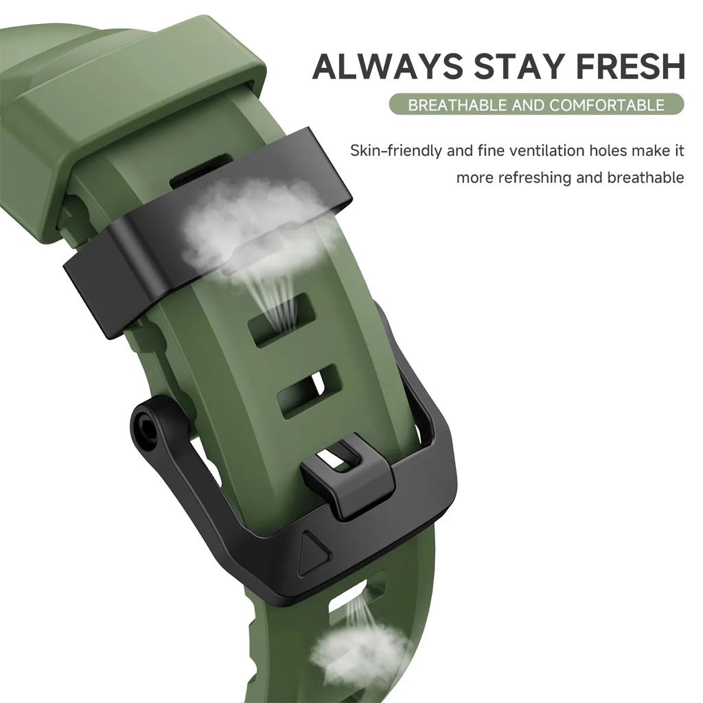 22/26mm Silicone Bracelet for Garmin Fenix 8 7X 7 6 6X Pro Watch Band Strap for Enduro/2/3/Epix Pro 51mm/fenix E Wristband