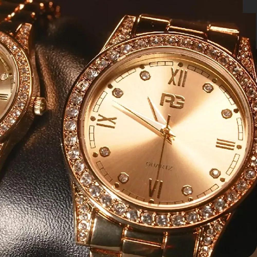 Premium Gold Watch Men's & Women's Pair Set / Couple Watch Wristwatch Fashion Watch Men's Watch Women's Watch