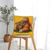 Pillow Case Baby Monkey Punch Cute Monkey Punch Comfy Pillow Cover For Office Car Home Decor Retro Trendy Pillowcases
