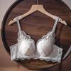 Black Lace Deep V Push Up Bra For Women