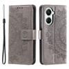 For Xiaomi Poco X7 Pro 5G Stand Case Imprinted Totem PU Leather Wallet Phone Cover