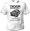 Tričko s potiskem těžkého tanku Panzer VI Tiger 100% Bavlna Kulatý výstřih Letní Krátký rukáv Ležérní Unisex Tričko Velikost S3XL