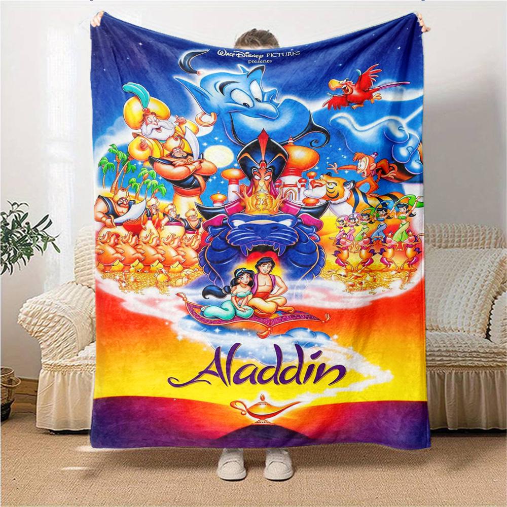 Magic Lamp Adventure Blanket Soft Throw Blanket For Home Bedroom Bed Sofa Travel Office Solid Christmas Blanket