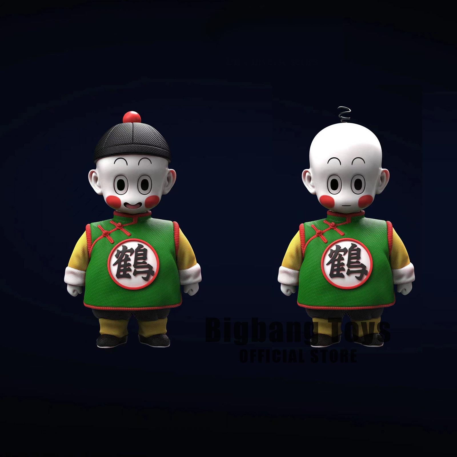 Dragon Ball Z Anime Figure Double headed School Tien Shinhan Chiaotzu Figures PVC Statue Collectible Model Toys Gifts no retail box