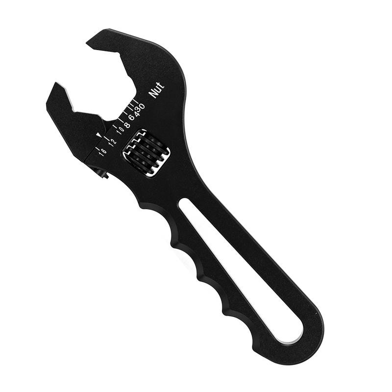Adjustable AN 3 4 6 8 10 12 16 Aluminum WRENCH HOSE Fitting tool aluminum spanner 3AN-16AN