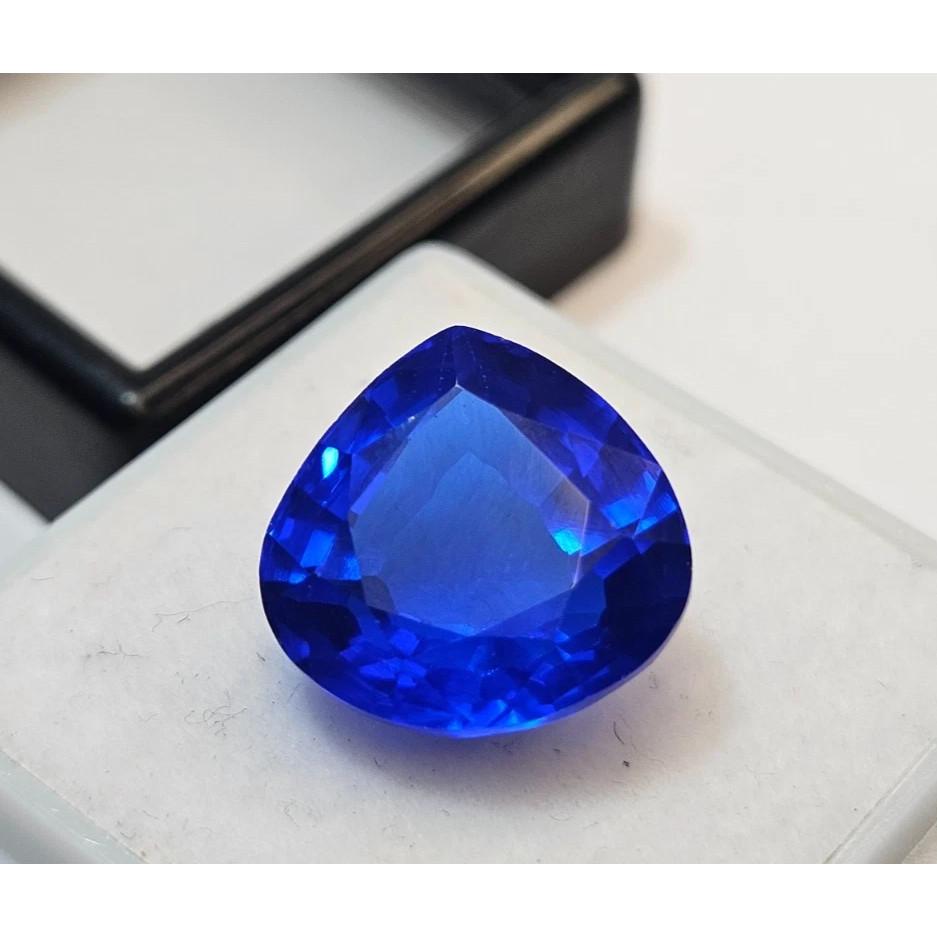 Blue Sapphire Natural 9-10 Ct Pear Cut Beautiful Certified Loose Gemstone
