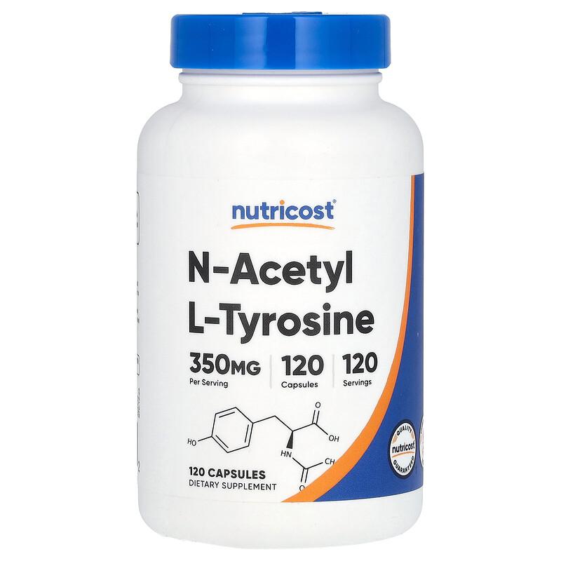 N-Acetyl L-Tyrosine, 350 Mg, 120 Capsules