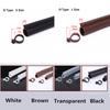 10M Plastic Steel Door Window Sealing Strip O-Shaped Rubber Kerf Weather Stripping Card Slot Seals Hollow Bulb Barb Tubular
