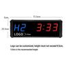 Handun 4-inch Red/Blue Gym Workout Timer