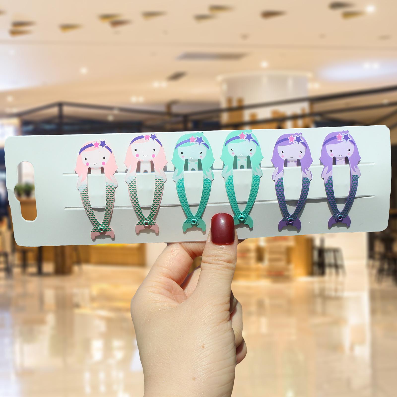 

Микс 3/6/9 пар милых заколок для волос с героями мультфильмов для девочек, кукол для кукол Блайт, мечтательная креативная прическа своими руками для детских аксессуаров для волос