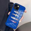 Sardinen Handyhülle Für IPhone 17 Pro Max 15 Pro 16 14 Plus 12 13 Mini 11 Pro Stoßfeste Glasabdeckung