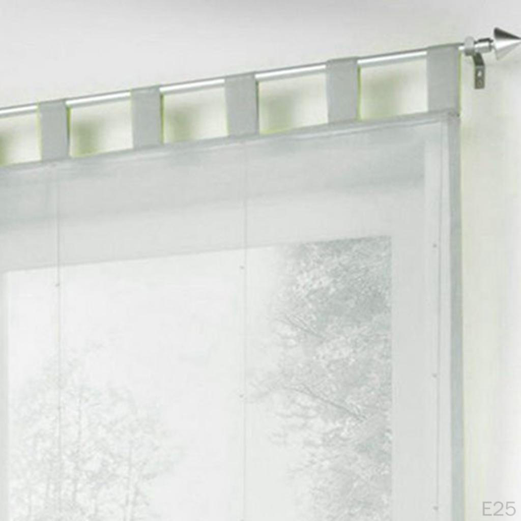 Farbe Halbvorhang für Küche/Schlafzimmer/Wohnzimmer Fensterdekoration Römisches Aufhängeschlaufen