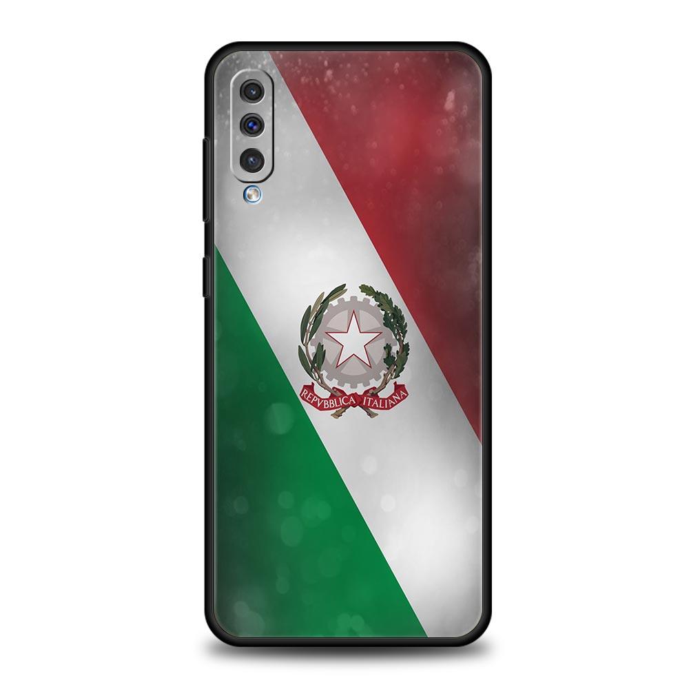 ITALY Flag Phone Case For Samsung A54 A52 A24 A14 A50 A72 A70 A10 A30 A40 A20S A20E A02S A12 A22 A34 A42 A32 5G A04s Cover