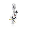   925 Silver Stitch Dumbo Mickey Snow White Charms Beads Fit Bracelet DIY Accessories Gifts