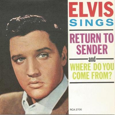 7inch Record ELVIS PRESLEY - Return To Sender RCA2706 RCA Victor, RCA 1977 UK Pop Used