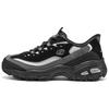Skechers Women Black Grey Low Top Dad Shoes Breathable Support 150866-BKCC