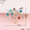 Colorful Four-Leaf Clover & Flower Rhinestone DIY Phone Case Jewelry Accessories.