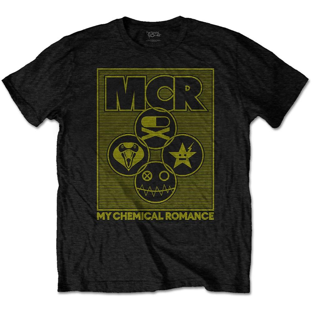 Herren My Chemical Romance Lock Box Slim Fit T-Shirt Medium Schwarz