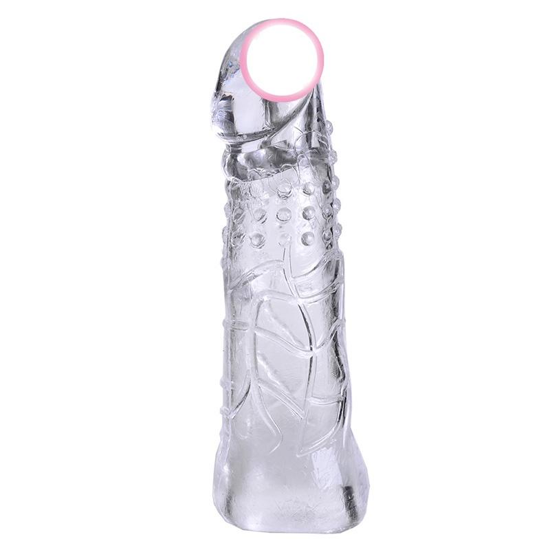 Reusable Sex Extension Toy Enlarge Sleeve Ring Full Delay Cover