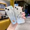 N68 Airplane flight trajectory art Clear Frame Case for Samsung S25 iPhone 16 Pro Max Xiaomi Redmi Note 13 Feather Chiffon Texture Silver Plated Cover